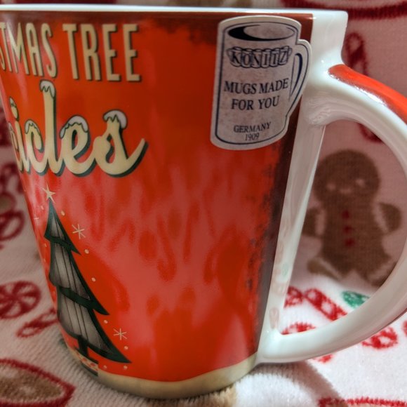 New Vtg Style 2 Winter Mugs Icicles & Powder Snow Germany Waechtersbach Mugs Set - Picture 8 of 10